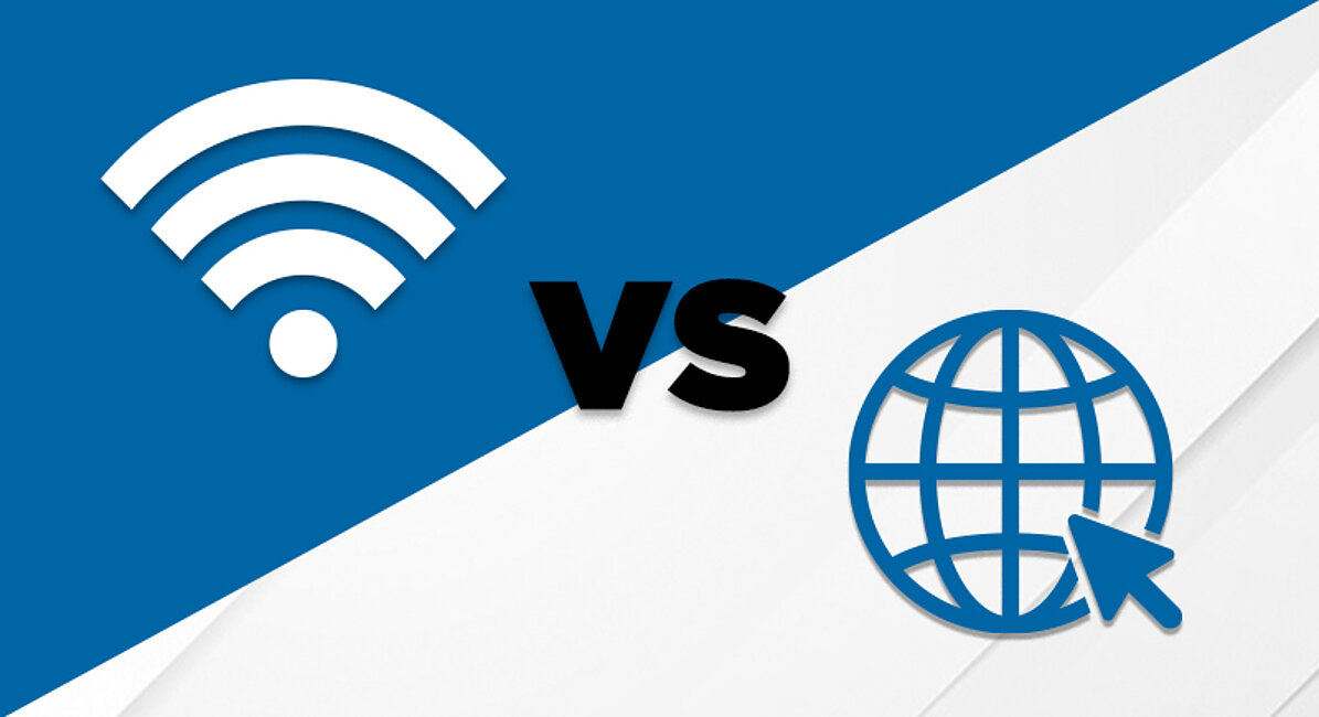 Internet vs. Wi-Fi
