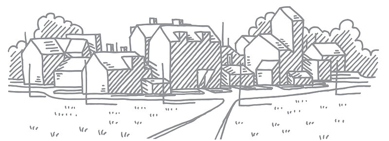 Grey Town Illustration 